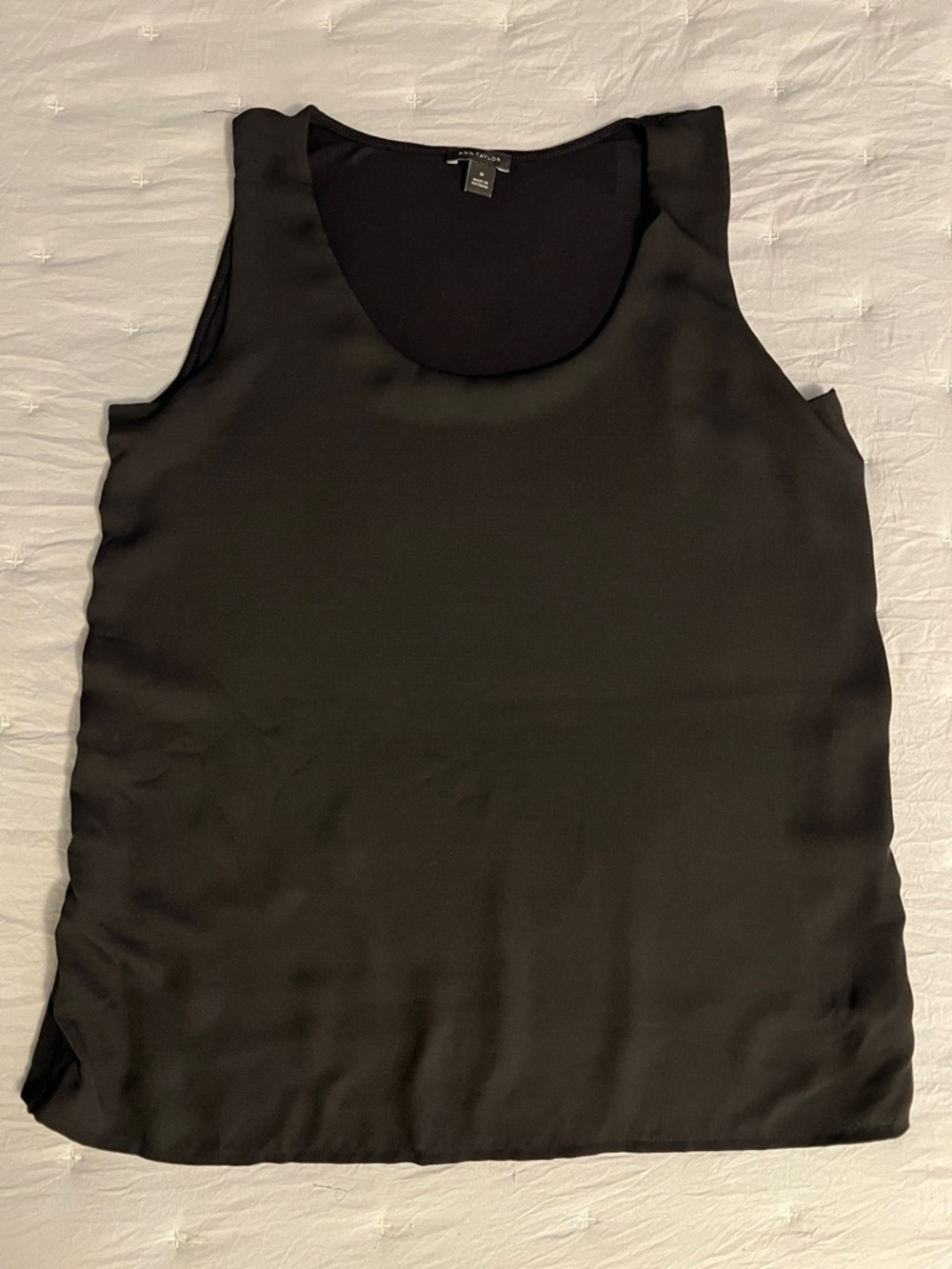 Ann Taylor Black Silky Tank